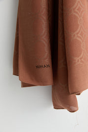 Cotton-Modal Scarf - Coffee