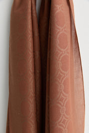 Cotton-Modal Scarf - Coffee