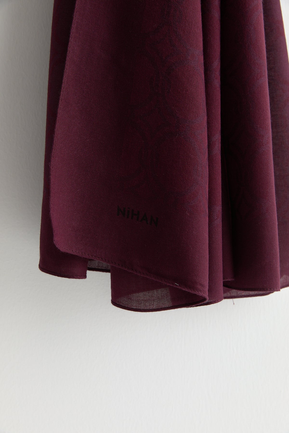 Cotton Modal Scarf - Plum