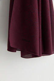 Cotton Modal Scarf - Plum