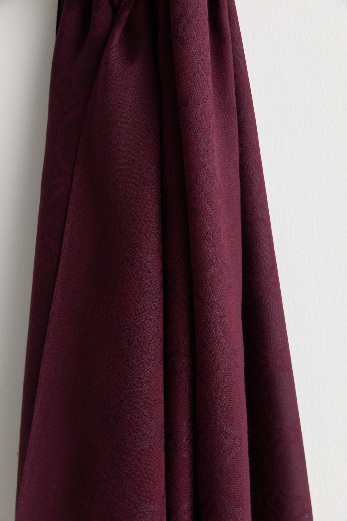 Cotton Modal Scarf - Plum
