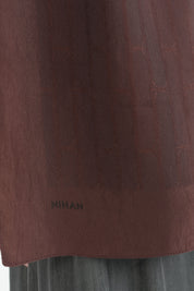 Pamuk Naia Karışım Natural Şal - Mürdüm