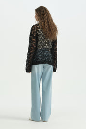 Pamuklu Oversize Tunik - Siyah