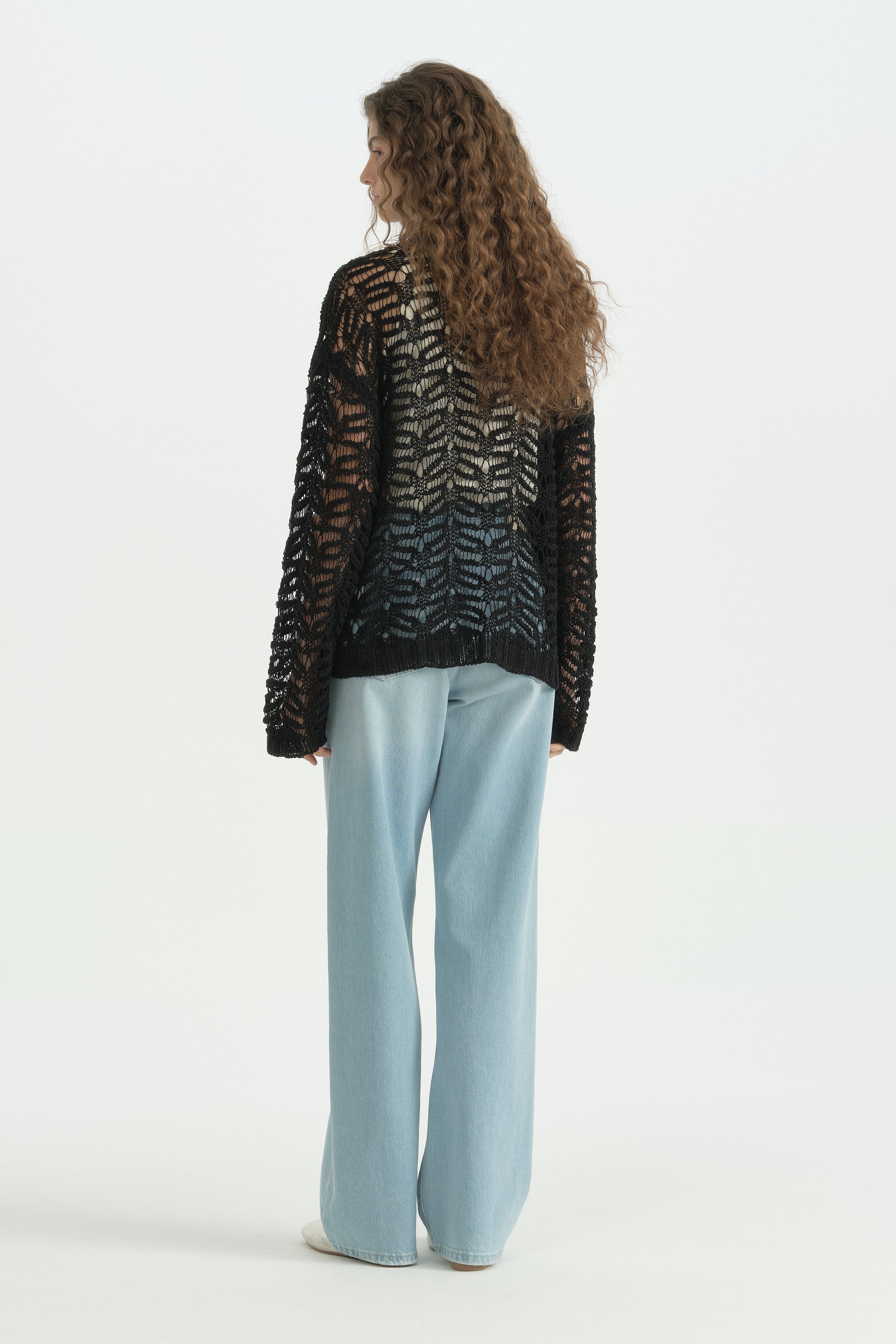 Pamuklu Oversize Tunik - Siyah