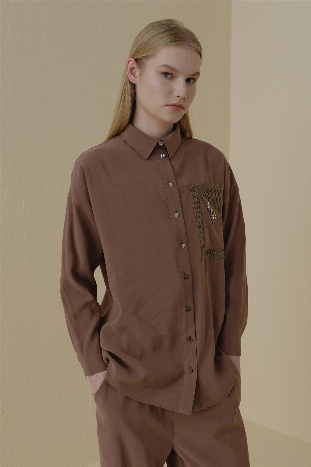 Modal Pants and Tunic Set - Light Brown