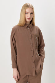 Modal Pants and Tunic Set - Light Brown