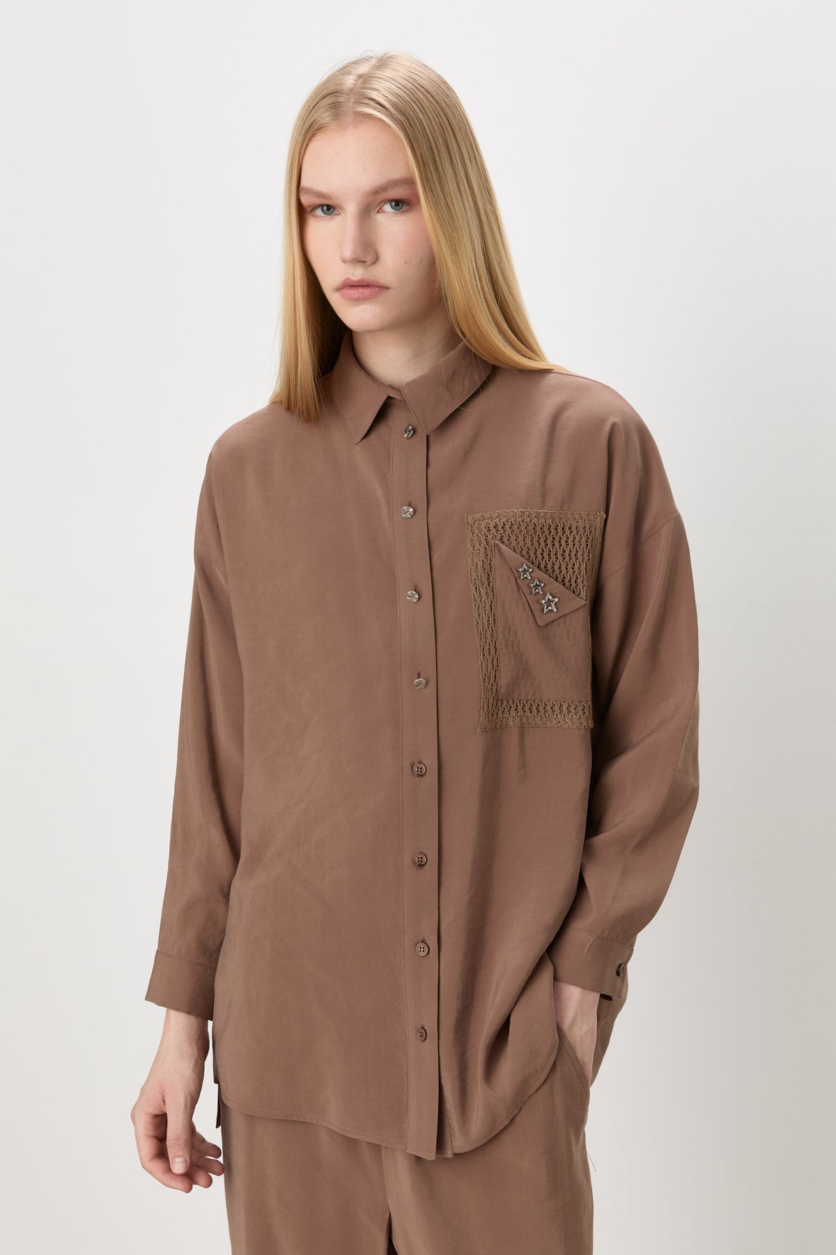 Modal Pants and Tunic Set - Light Brown