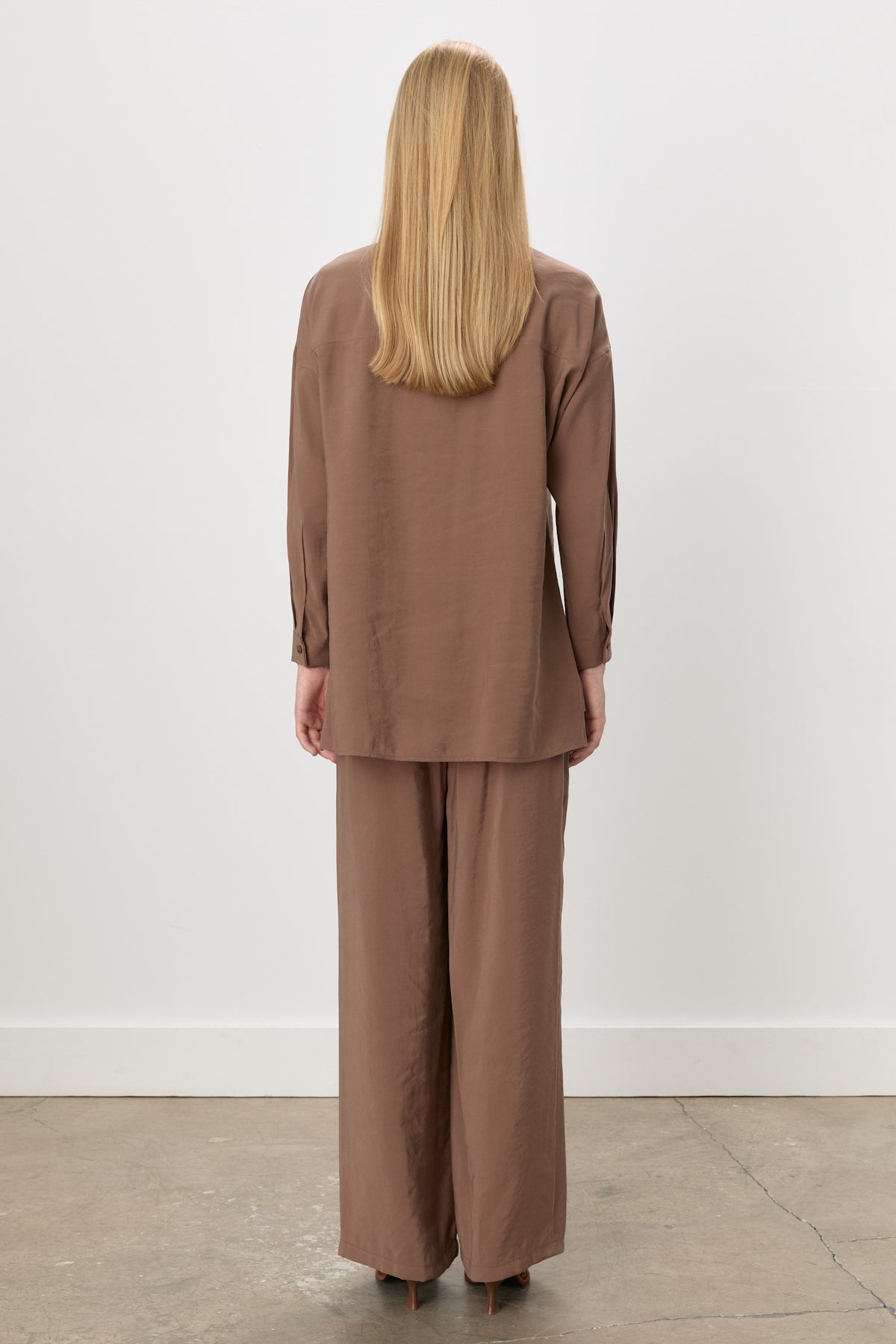 Modal Pants and Tunic Set - Light Brown