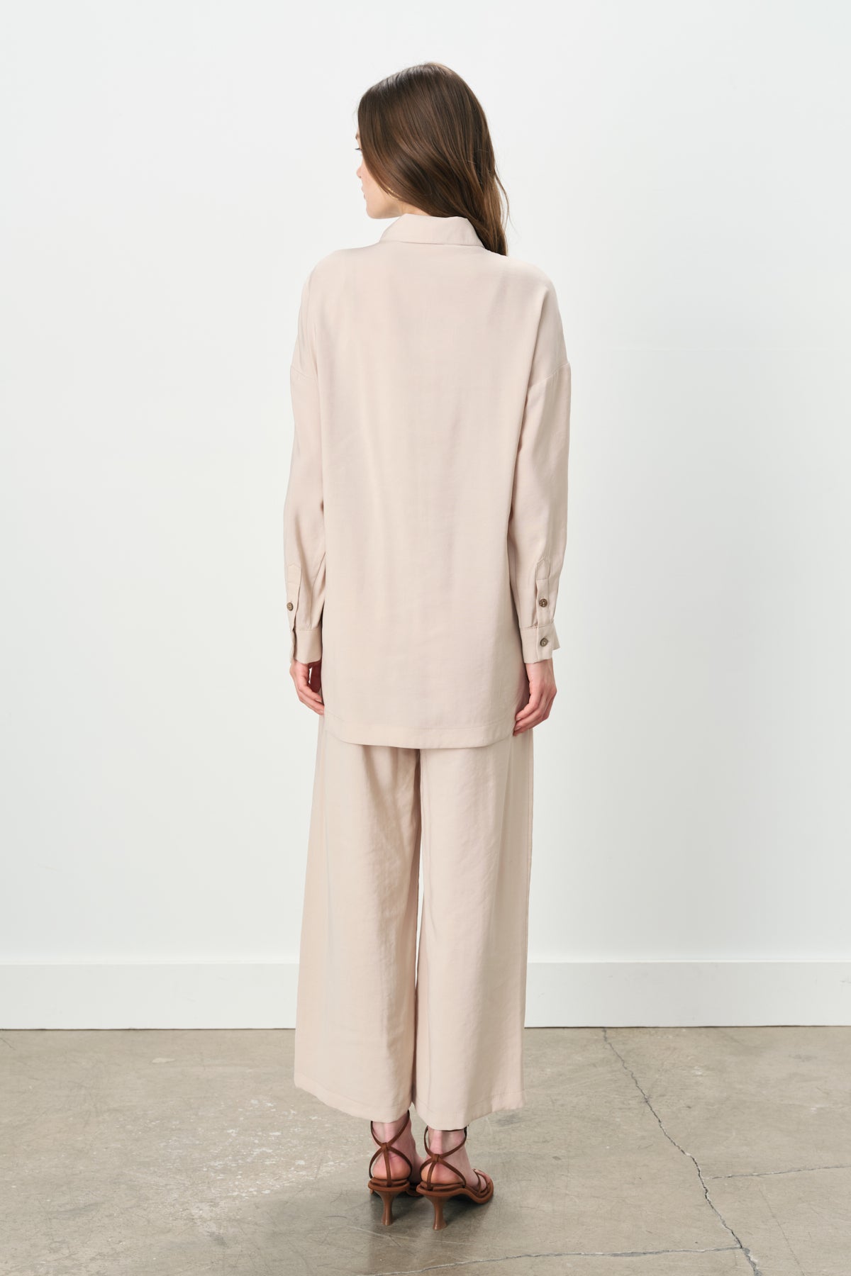Modal Pants and Tunic Set - Beige