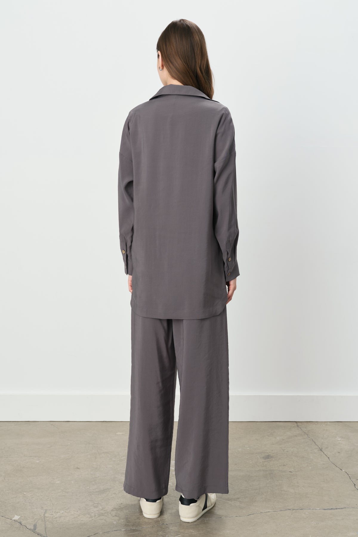 Pantolon Tunik Modal Takım - Füme