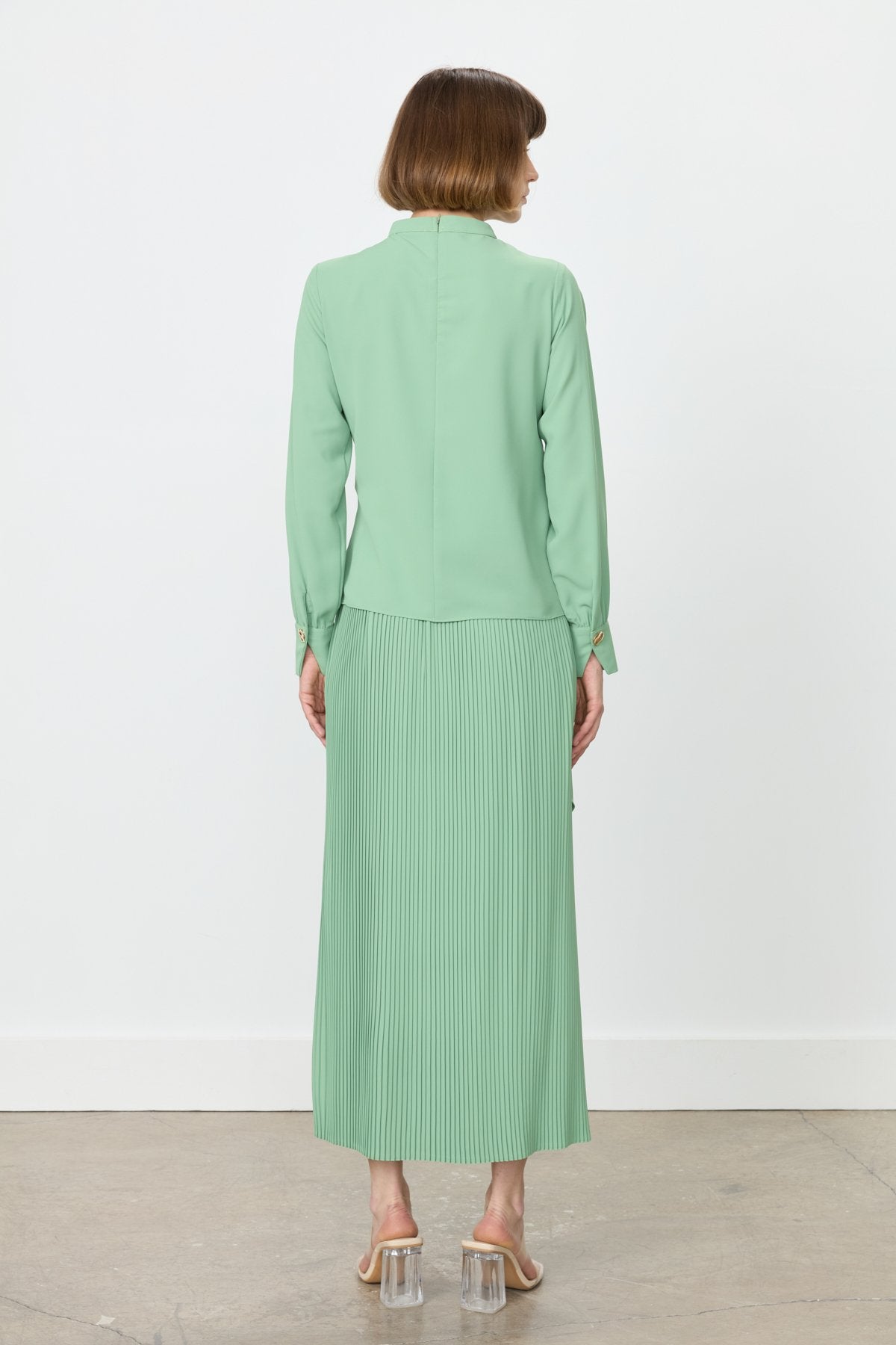 Pantolon Tunik Modal Takım - Füme