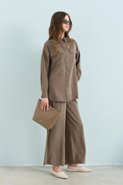 Modal Pants and Tunic Set - Khaki