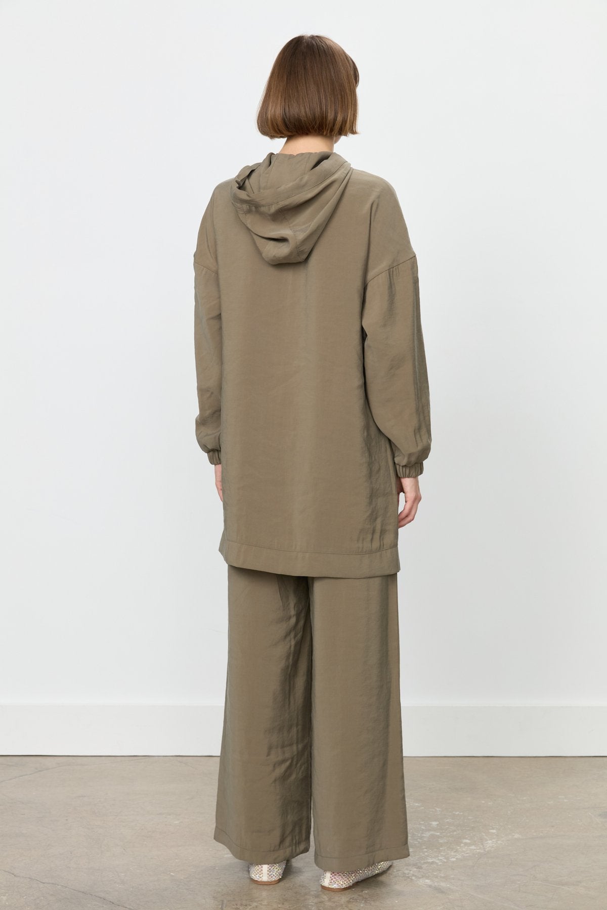Pantolon Tunik Modal Takım - Haki