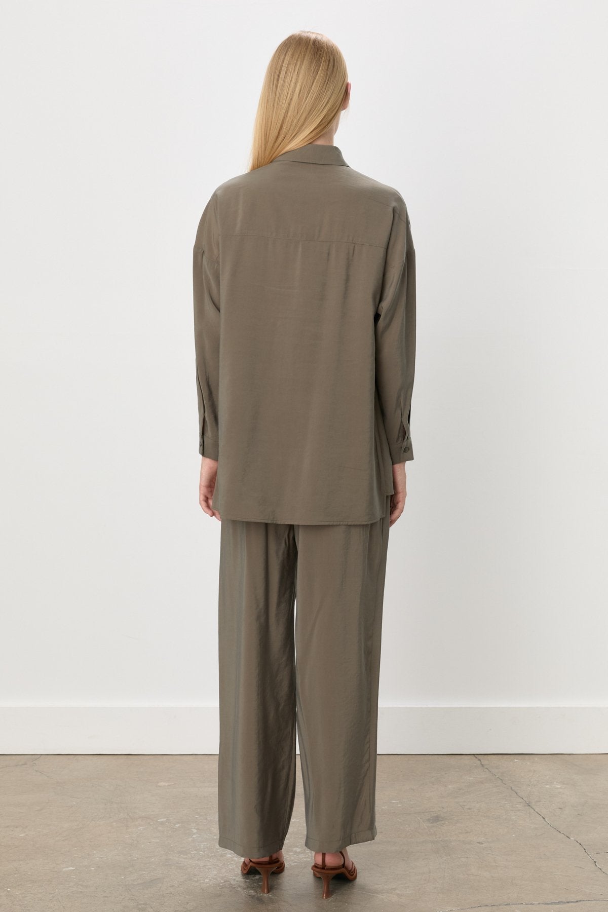 Pantolon Tunik Modal Takım - Haki