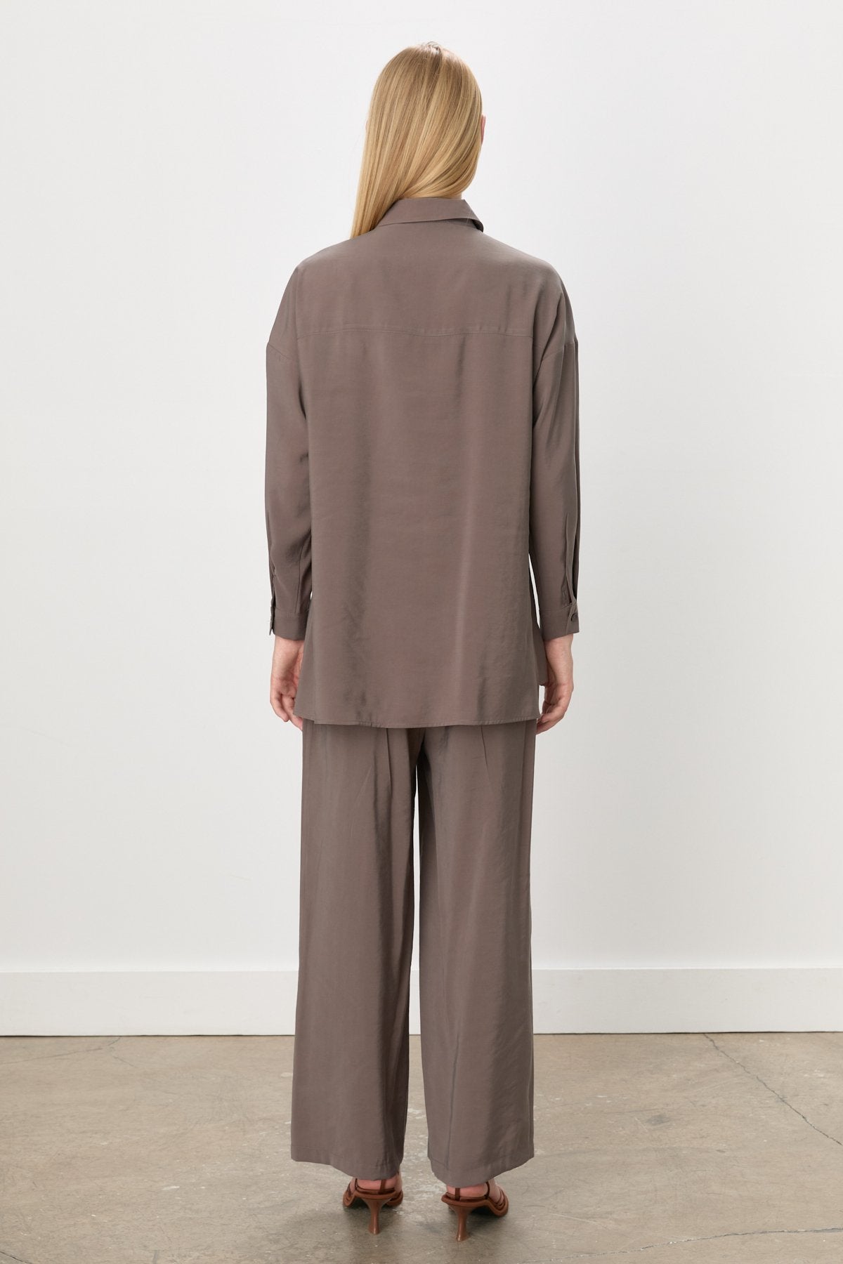 Modal Pants and Tunic Set - Coffee
