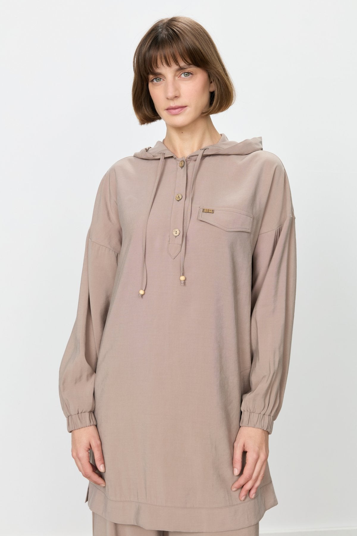 Pants and Tunic Modal Set - Mink