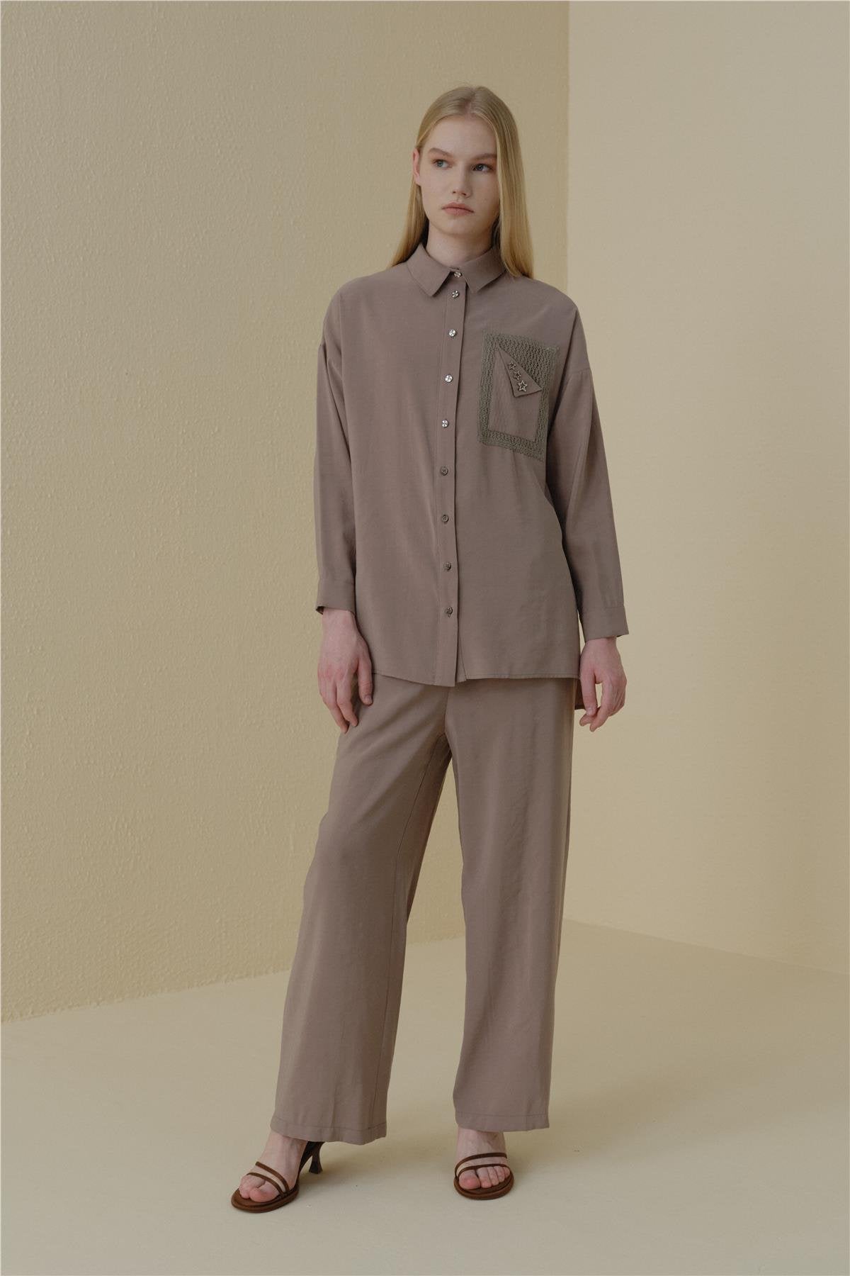 Pants and Tunic Modal Set - Mink