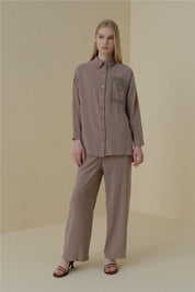 Pants and Tunic Modal Set - Mink