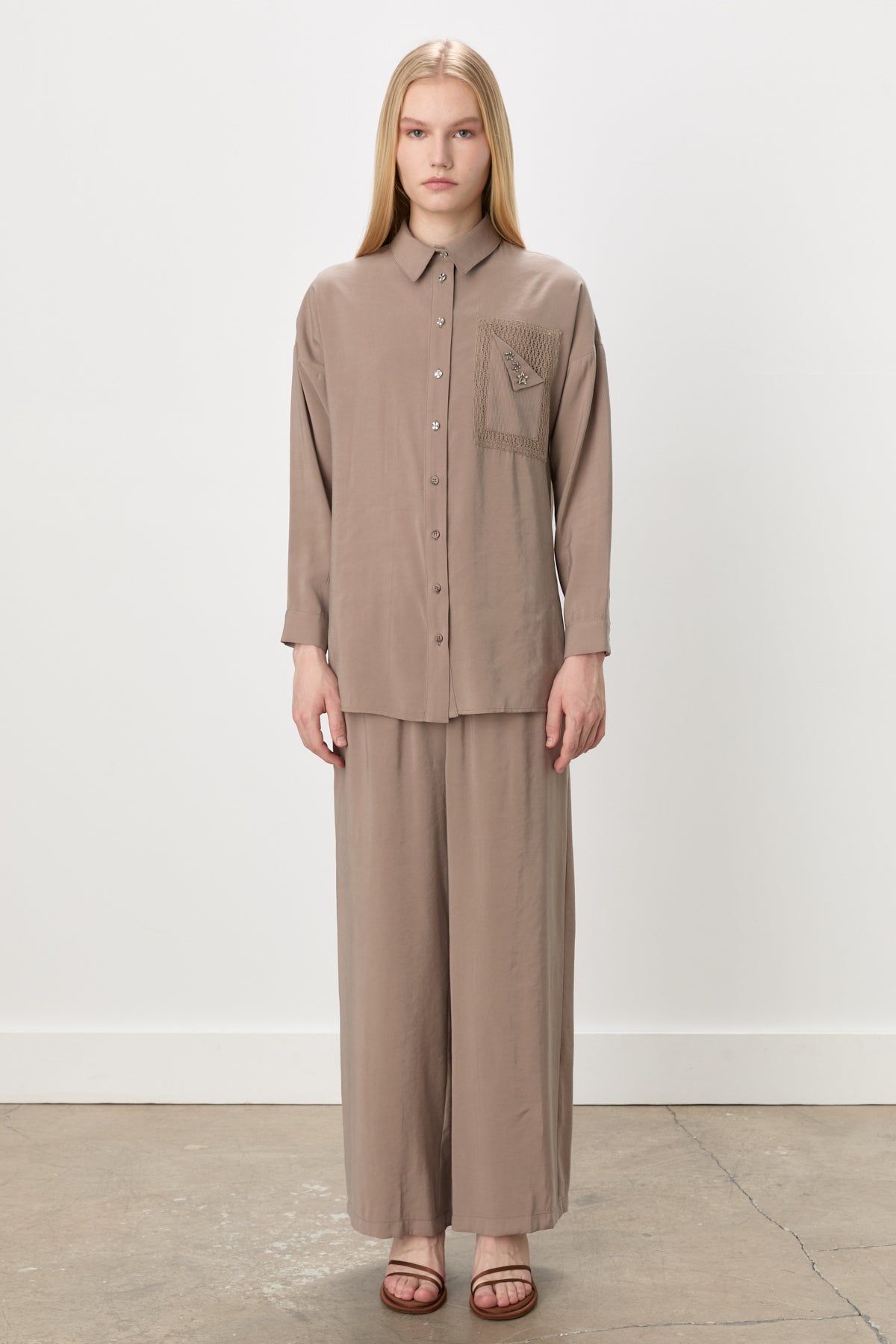 Pants and Tunic Modal Set - Mink
