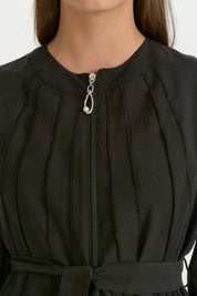 Partially Relaxed Fit Lyocell Ferace - Black