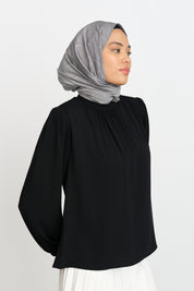 Pleated Detailed Blouse - Black