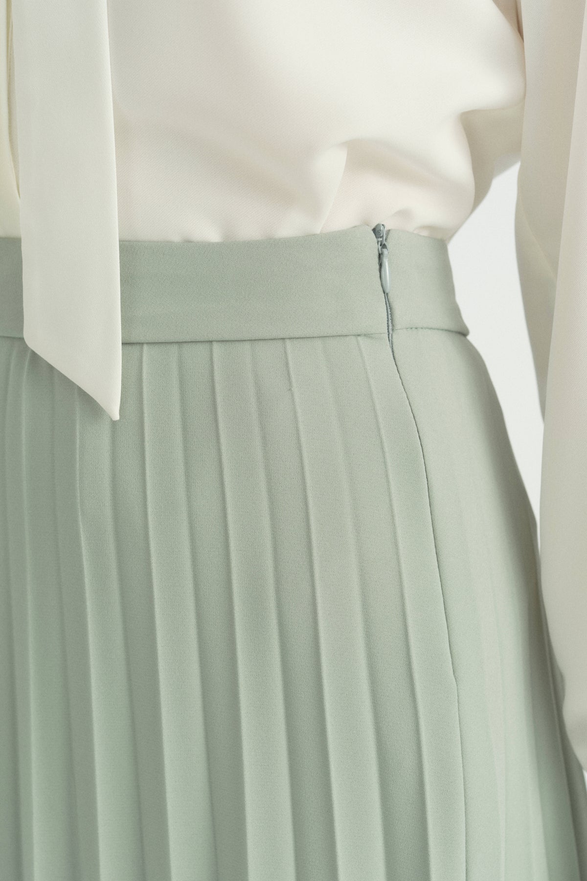 Pleated Skirt - Aqua