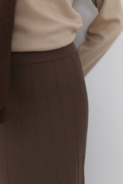 Pilise Rayon Etek - Kahve