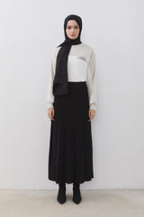 Pilise Rayon Etek - Siyah