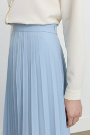 Pleated Skirt - Light Blue