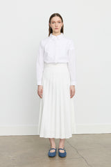 Pleated Skirt - Ecru