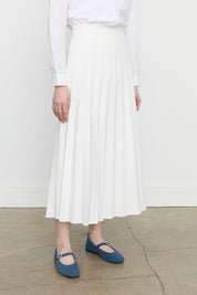 Pleated Skirt - Ecru