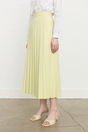 Pleated Skirt - Pistachio Green