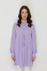 Pleated Tunic - Lilac