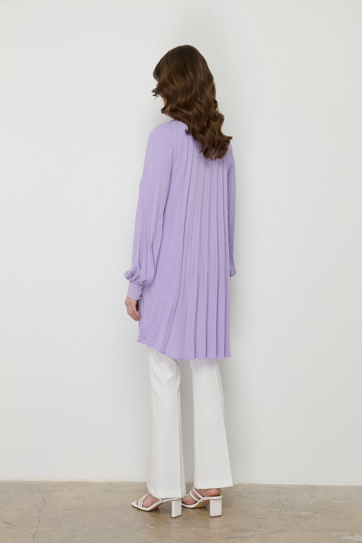 Pleated Tunic - Lilac