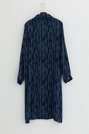 Premium Plus Size Cupra Tunic - Navy Blue