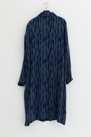 Premium Plus Size Cupra Tunic - Navy Blue