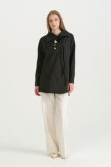 Sequin-Embroidered Cotton Tunic - Black