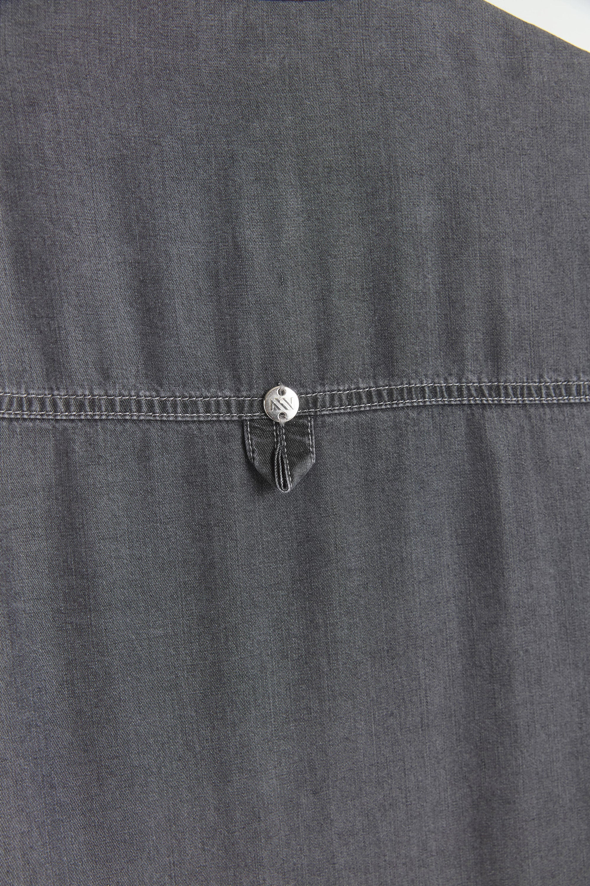 Püskül ve Rivet Detaylı Lyocell Tunik - Füme