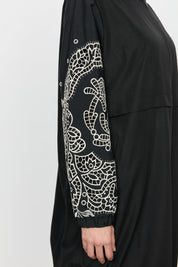 Relaxed Fit Lace Slip-On - Ecru
