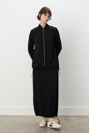 Relaxed Fit Jacquard Suit - Black