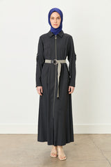 Relaxed Fit Modal Dress - Black