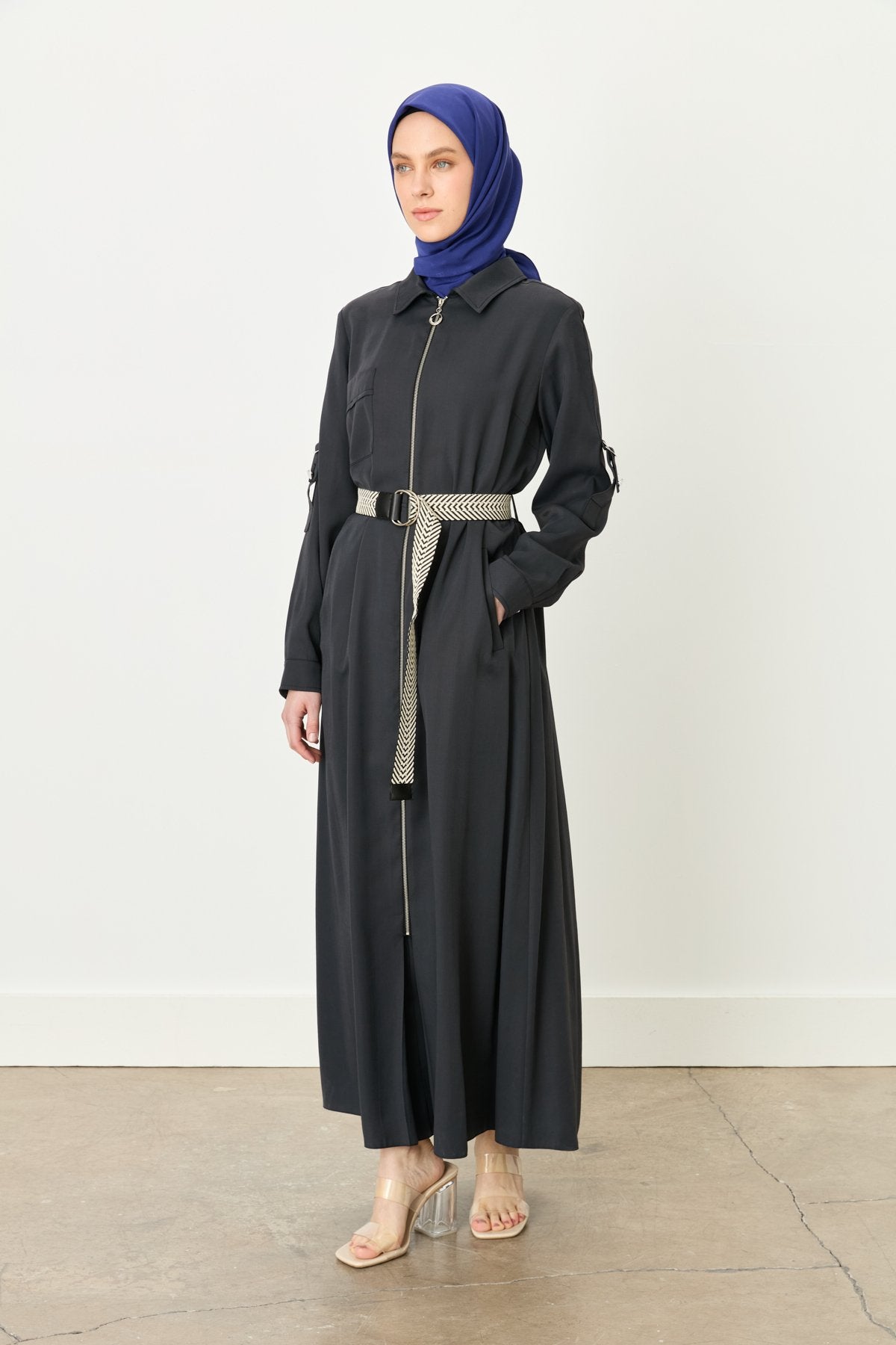 Relaxed Fit Modal Dress - Black