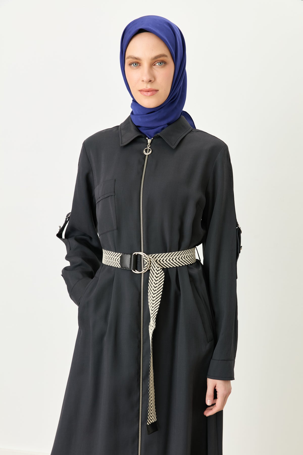 Relaxed Fit Modal Dress - Black