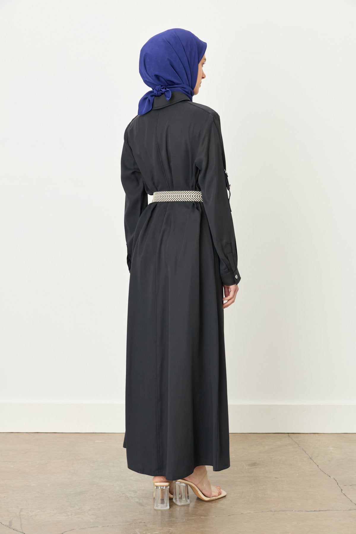 Relaxed Fit Modal Dress - Black