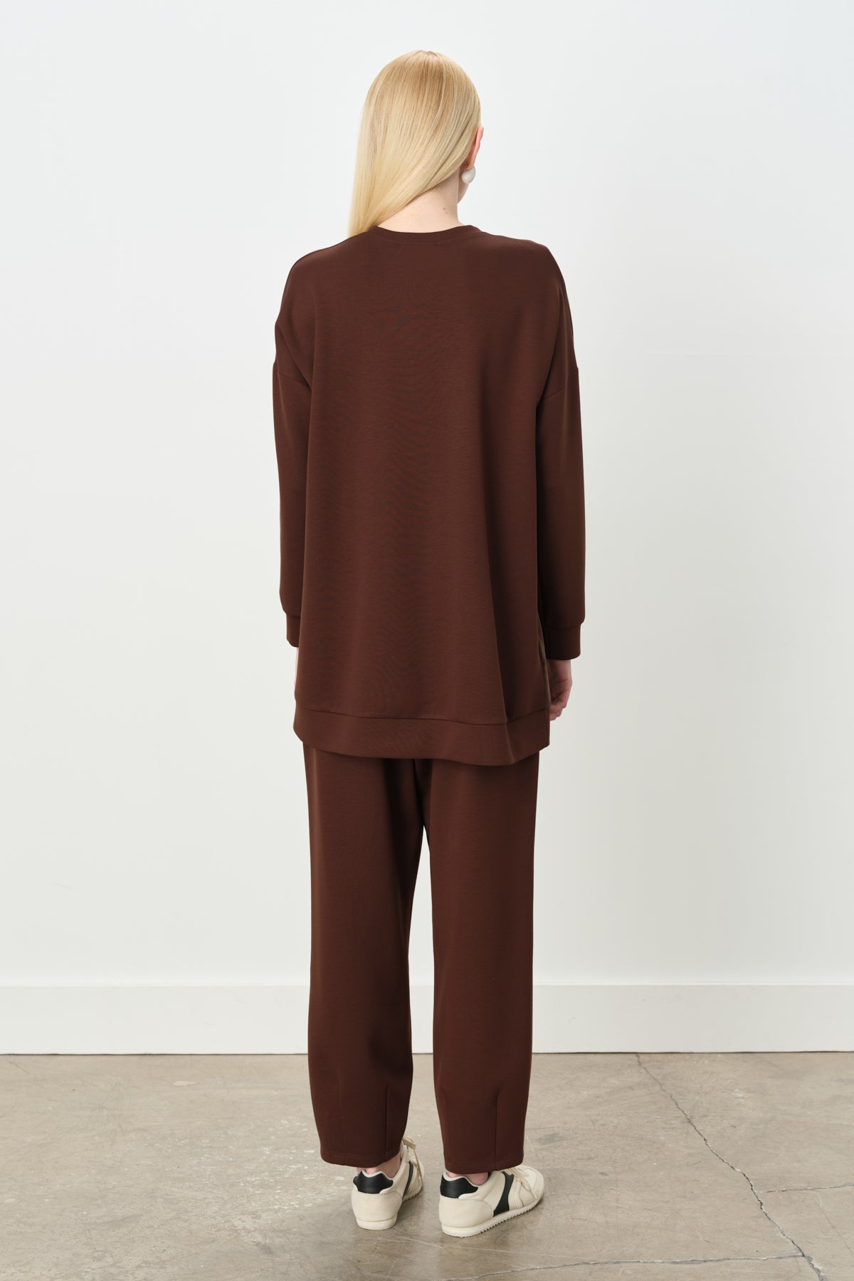 Relaxed Fit Knit Set - Coffee