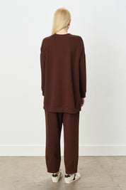 Relaxed Fit Knit Set - Coffee