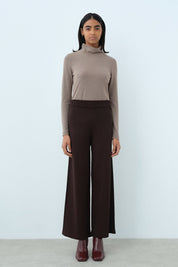 Rayon Bol Pantolon - Kahve