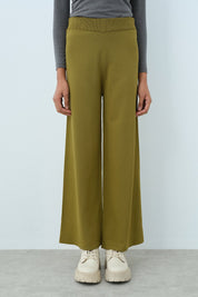 Rayon Bol Pantolon - Olive