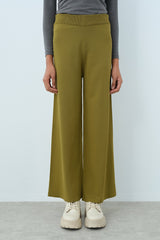 Rayon Bol Pantolon - Olive