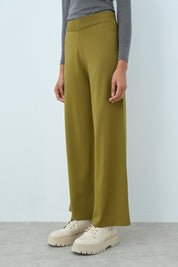 Rayon Bol Pantolon - Olive